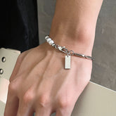 Vintage Pearl Titanium Steel Bracelet