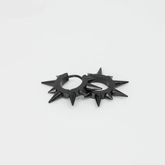 Punk Thorn Titanium Earrings