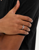 Wrapped Zirconia Vintage Rings