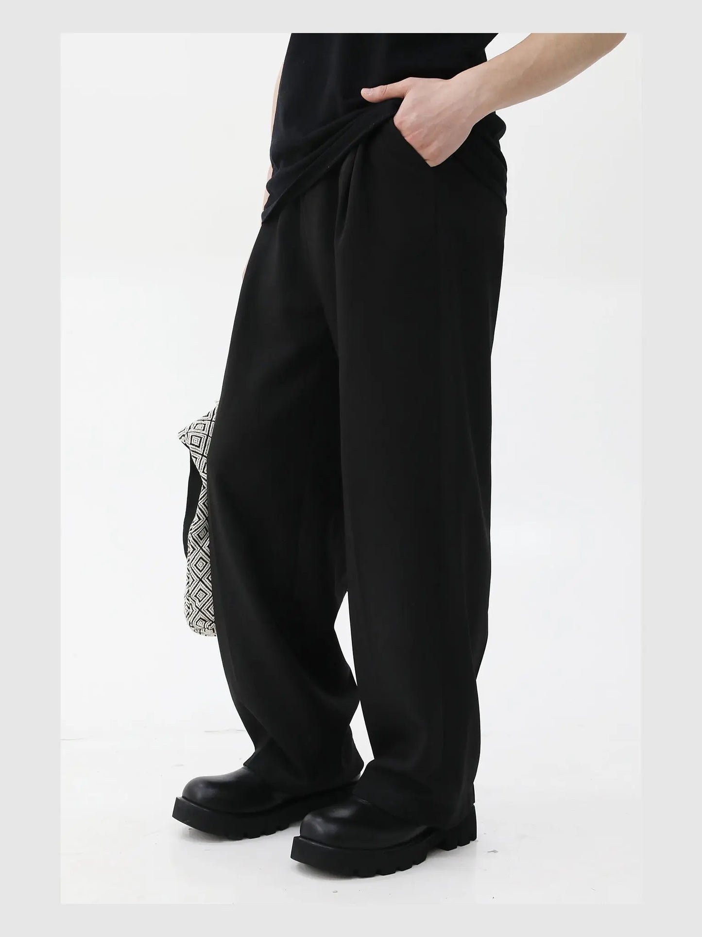 【New】Black Half Platform Shoes ArtsKoreanMan
