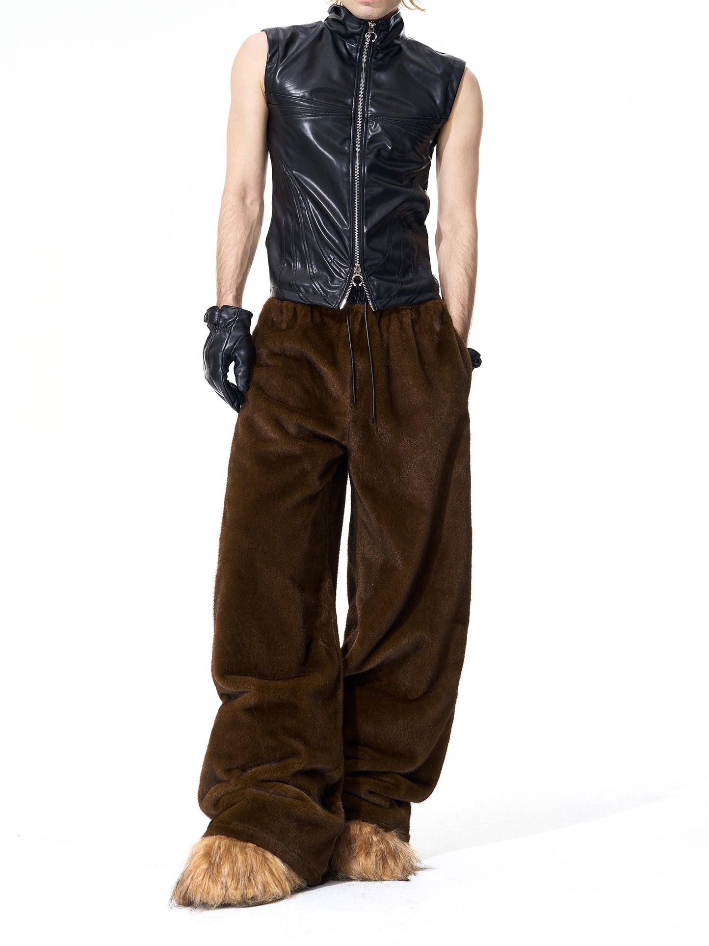 Reversible Winter Fur and Leather Jacket / Pants