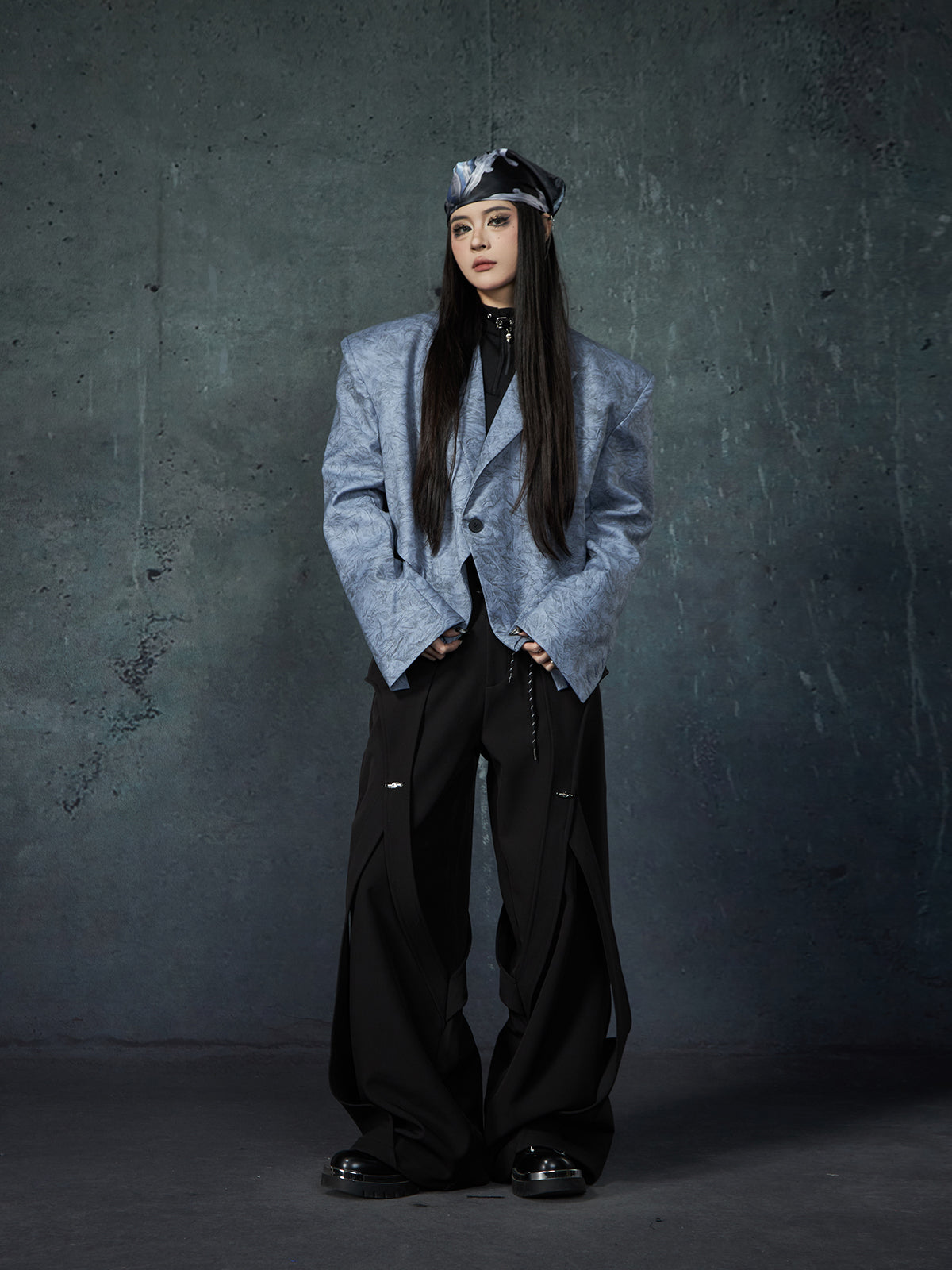 【25s Mar.】Deconstructed Patchwork Ribbon Trousers