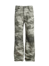【25s Feb.】Camouflage American Embroidery Casual Pants