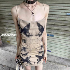 Leather Vintage Double Cross Rivet Punk Necklace