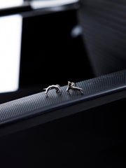 High-end Luxury T-shaped Asymmetrical Earrings ArtsKoreanMan