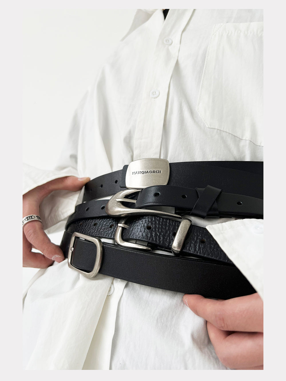 Niche Metal Buckle Belt ArtsKoreanMan