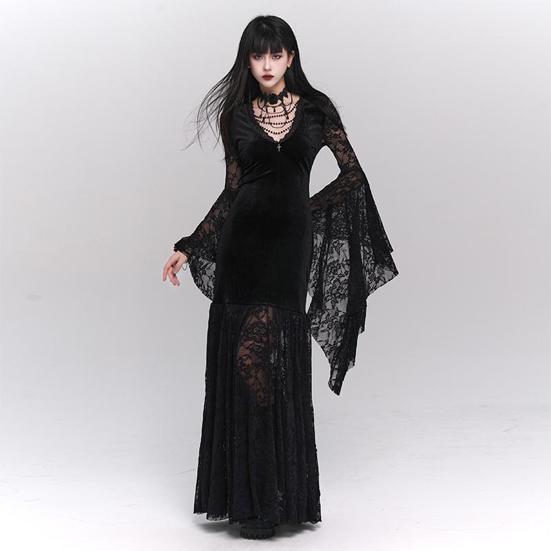 Dark Gothic Rose Choker