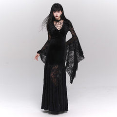 Dark Gothic Rose Choker