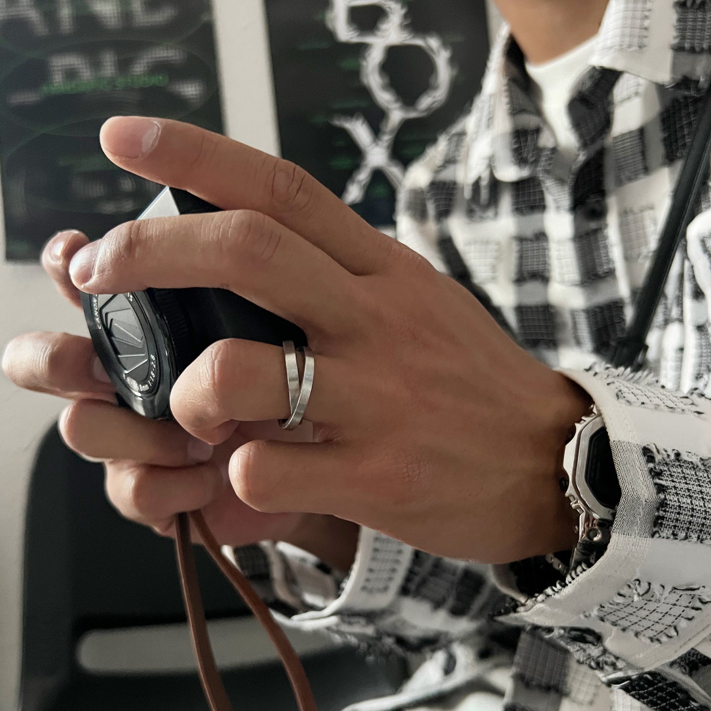 Simple Titanium Steel Ring