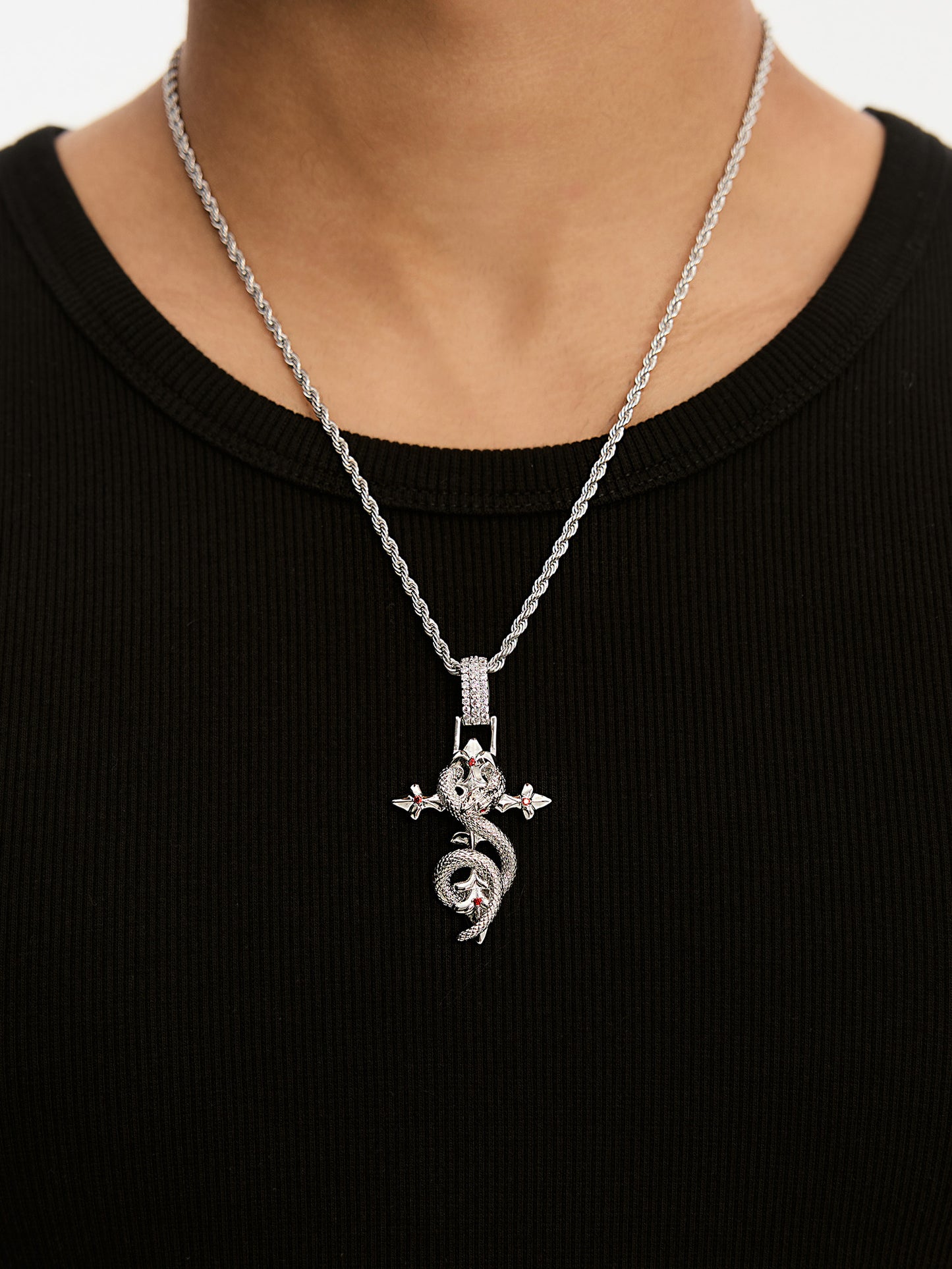 Snake Shape Vintage Necklace