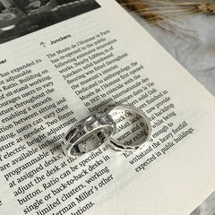 Hand Hammered Irregular Texture Ring