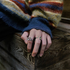 Liquid Shaped Minimalist Ring