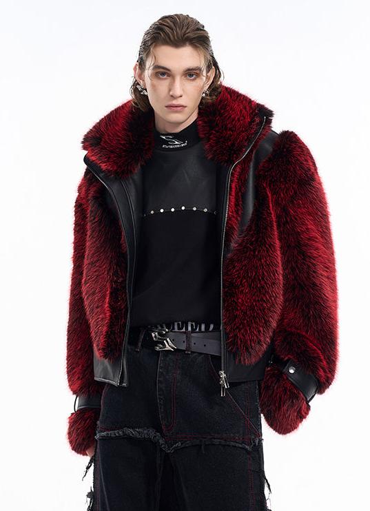 【24s Dec.】Short Faux Fur Jacket ArtsKoreanMan