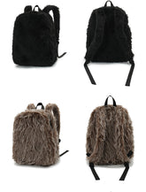 Plush Tassel Versatile Colorful Backpack