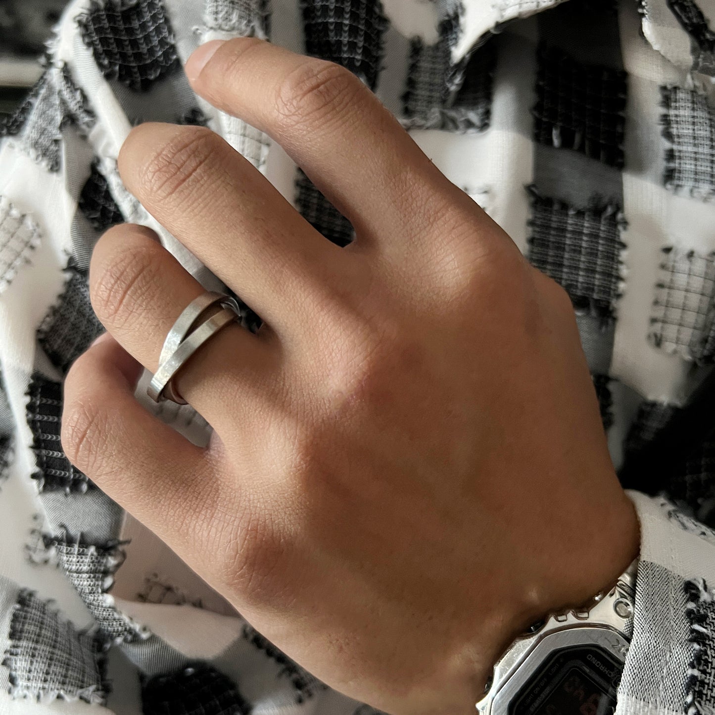 Simple Titanium Steel Ring