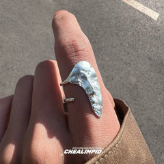 Simple Vintage Mask Face Ring ArtsKoreanMan