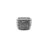 Titanium Steel Full Diamond Inlaid Hip Hop Ring ArtsKoreanMan