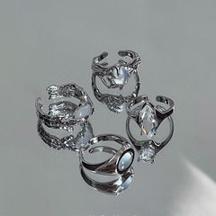 Moonstone Irregular Ring