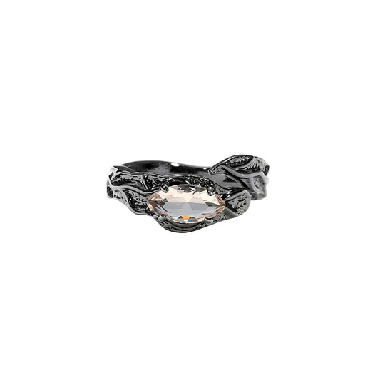 Cat's Eye Vintage Adjustable Size Ring ArtsKoreanMan