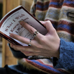 Liquid Shaped Minimalist Ring