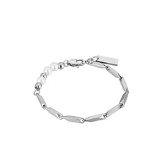 Vintage Pearl Titanium Steel Bracelet