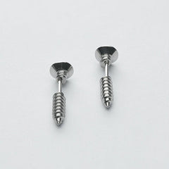 Long Screw Shape Earrings