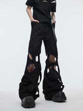 【24s April.】Trend Pioneer Hollow Wrap Casual Pants ArtsKoreanMan