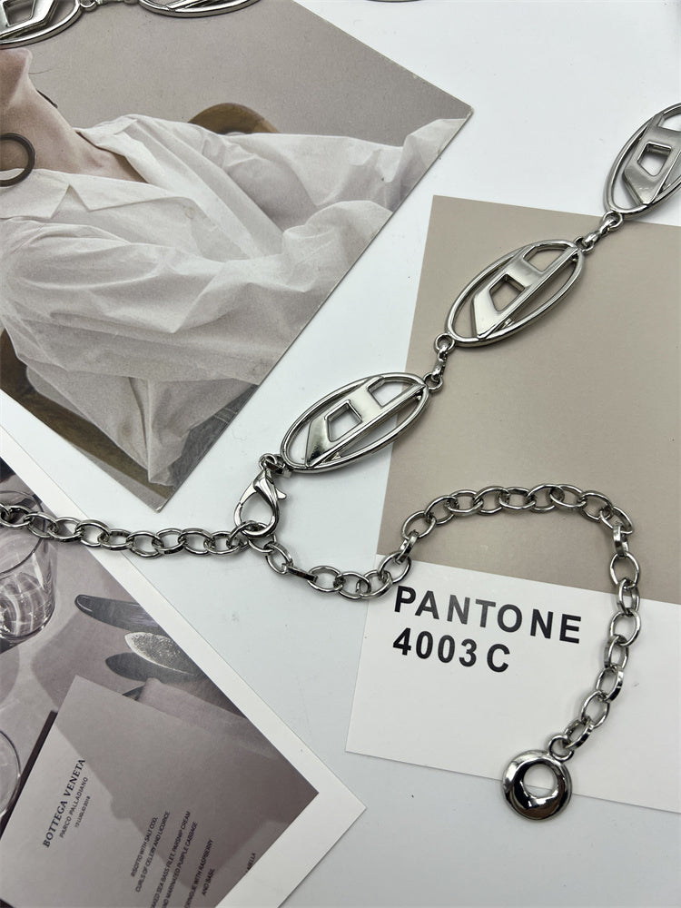 Vintage Silver Metal Waist Chain ArtsKoreanMan
