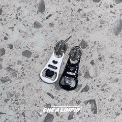 Zipper Design Y2k Earrings