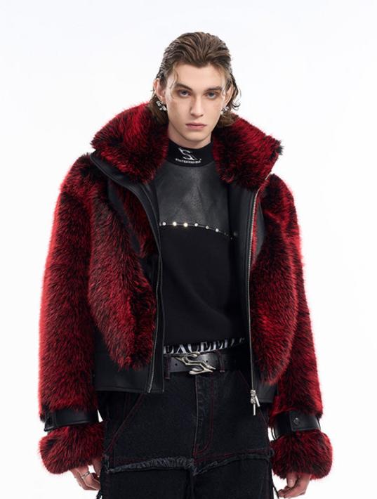 【24s Dec.】Short Faux Fur Jacket ArtsKoreanMan