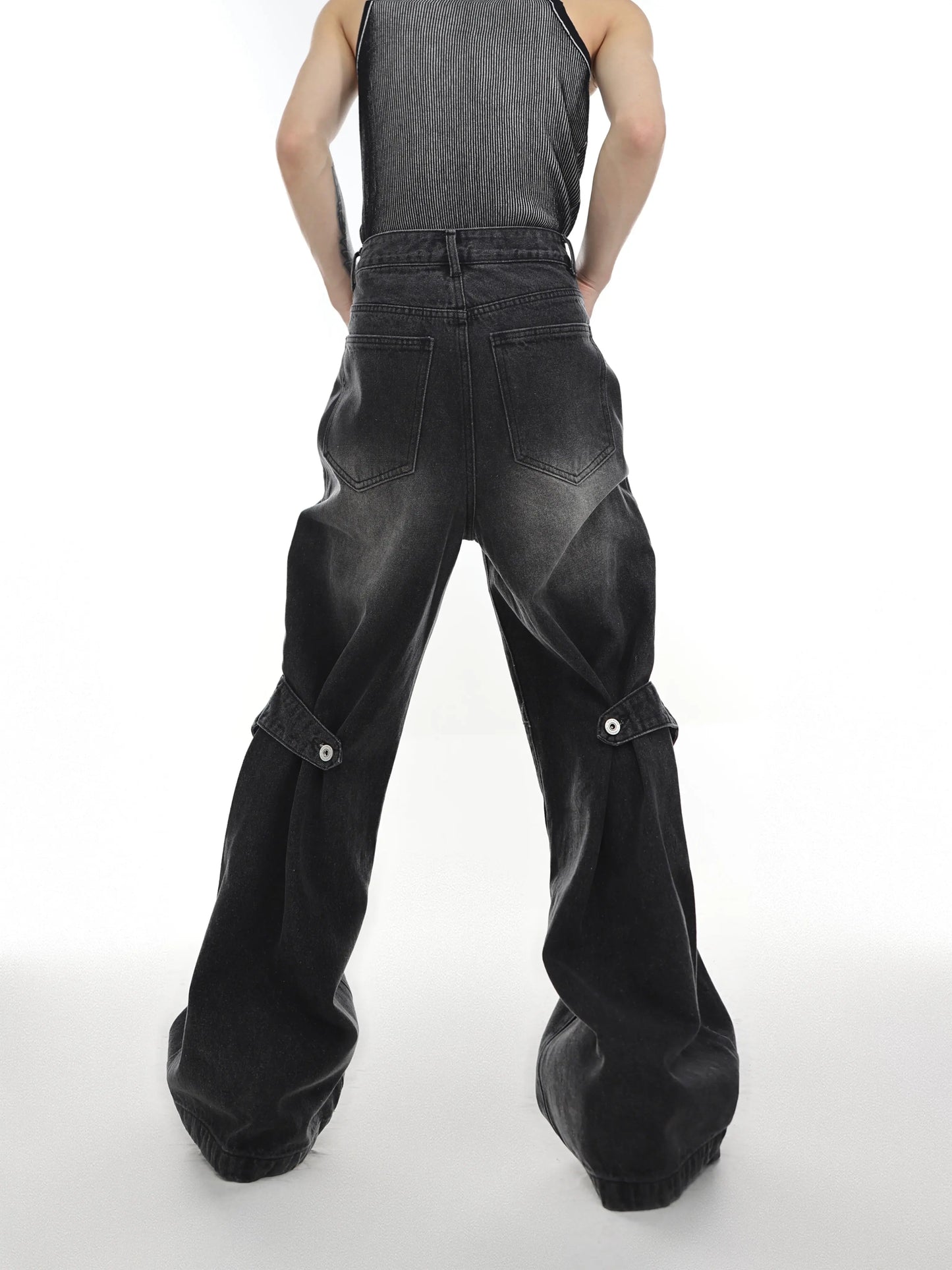 【23s Jun.】Distressed Wide Leg Jeans ArtsKoreanMan