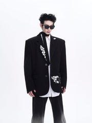 【24s Dec.】Niche Design Liquid Metal Suit Jacket ArtsKoreanMan