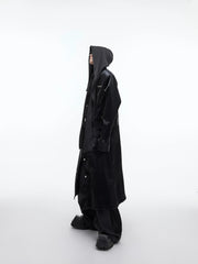 【23s September.】Shawl Hooded Long Streamer Shirt ArtsKoreanMan