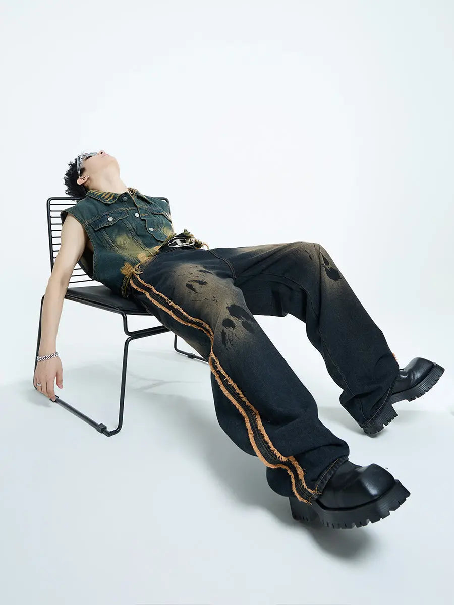 【23s September.】Mud Denim Vest ArtsKoreanMan