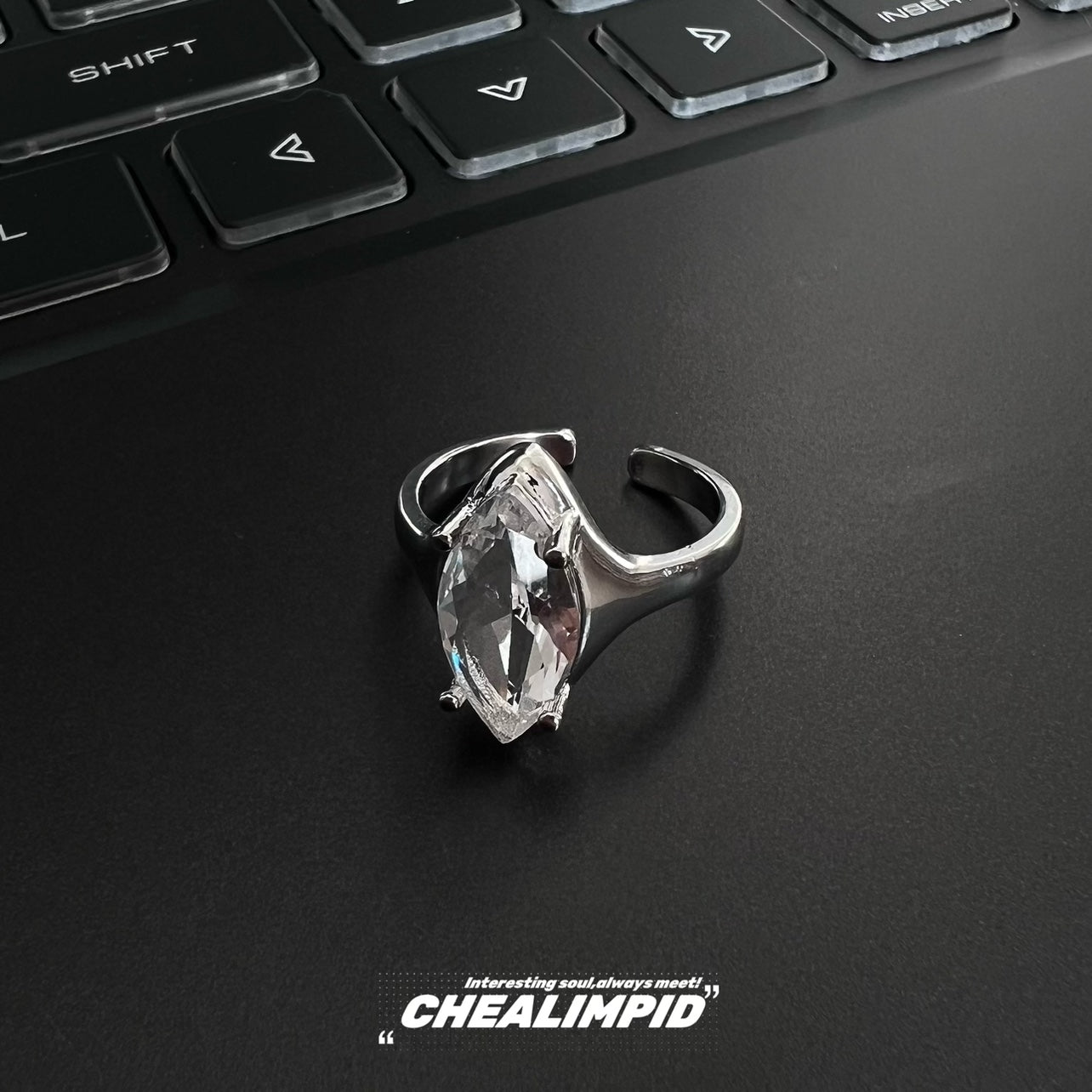 Moonstone Irregular Ring