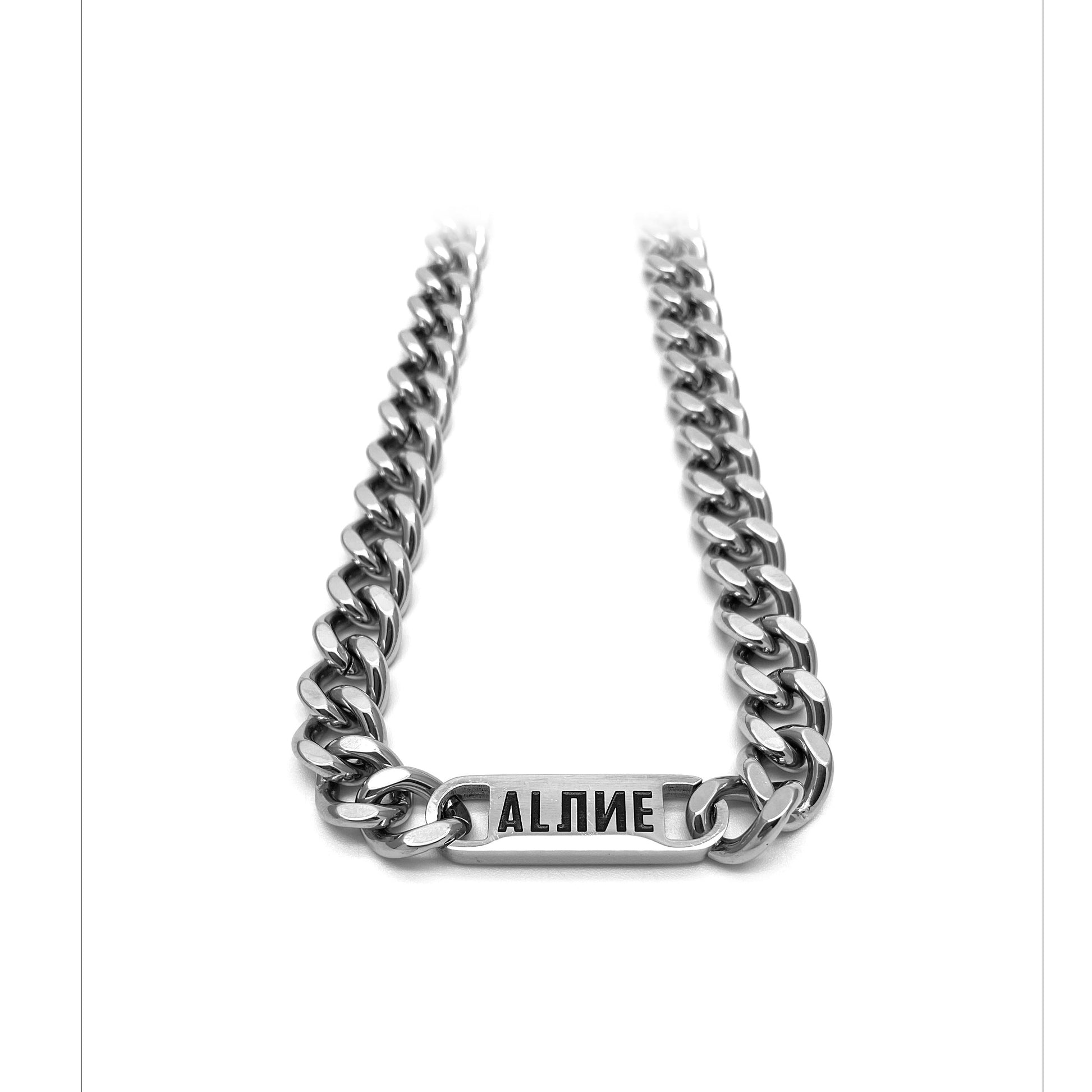 Trendy Letters Cuban Titanium Steel Necklace ArtsKoreanMan