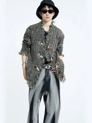 【23s September.】Vintage Braided Raw Trim Unisex Jacket ArtsKoreanMan