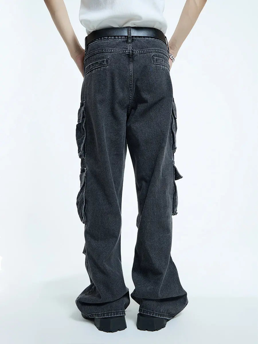 【23s September.】Oversized Mid-rise Jeans ArtsKoreanMan