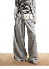 Versatile Irregular Chain Furry Belt