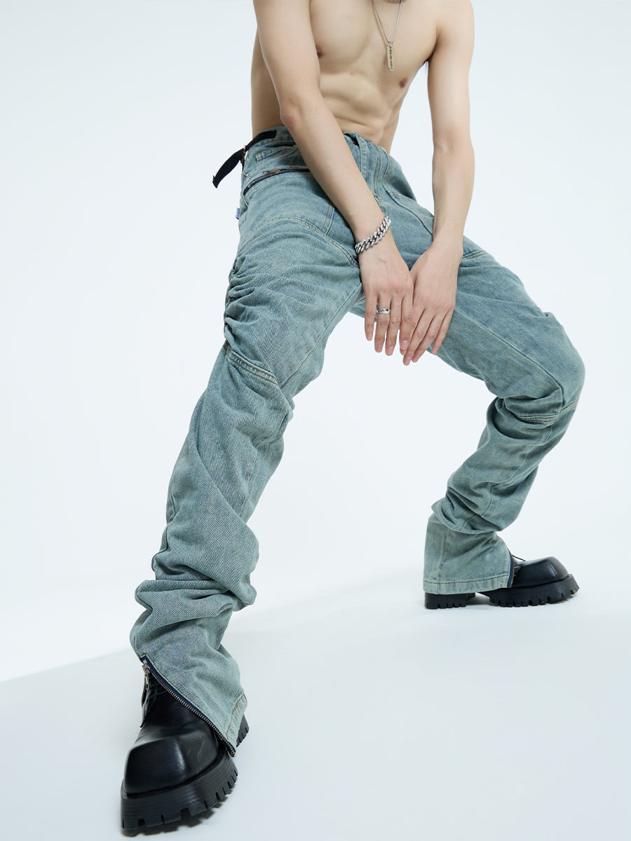 【23s September.】High Street Crinkled Washed Jeans -M ArtsKoreanMan