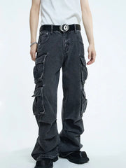 【23s September.】Oversized Mid-rise Jeans ArtsKoreanMan