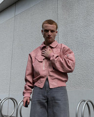 【23s August】Gradient Shoulder Pad Jacket ArtsKoreanMan