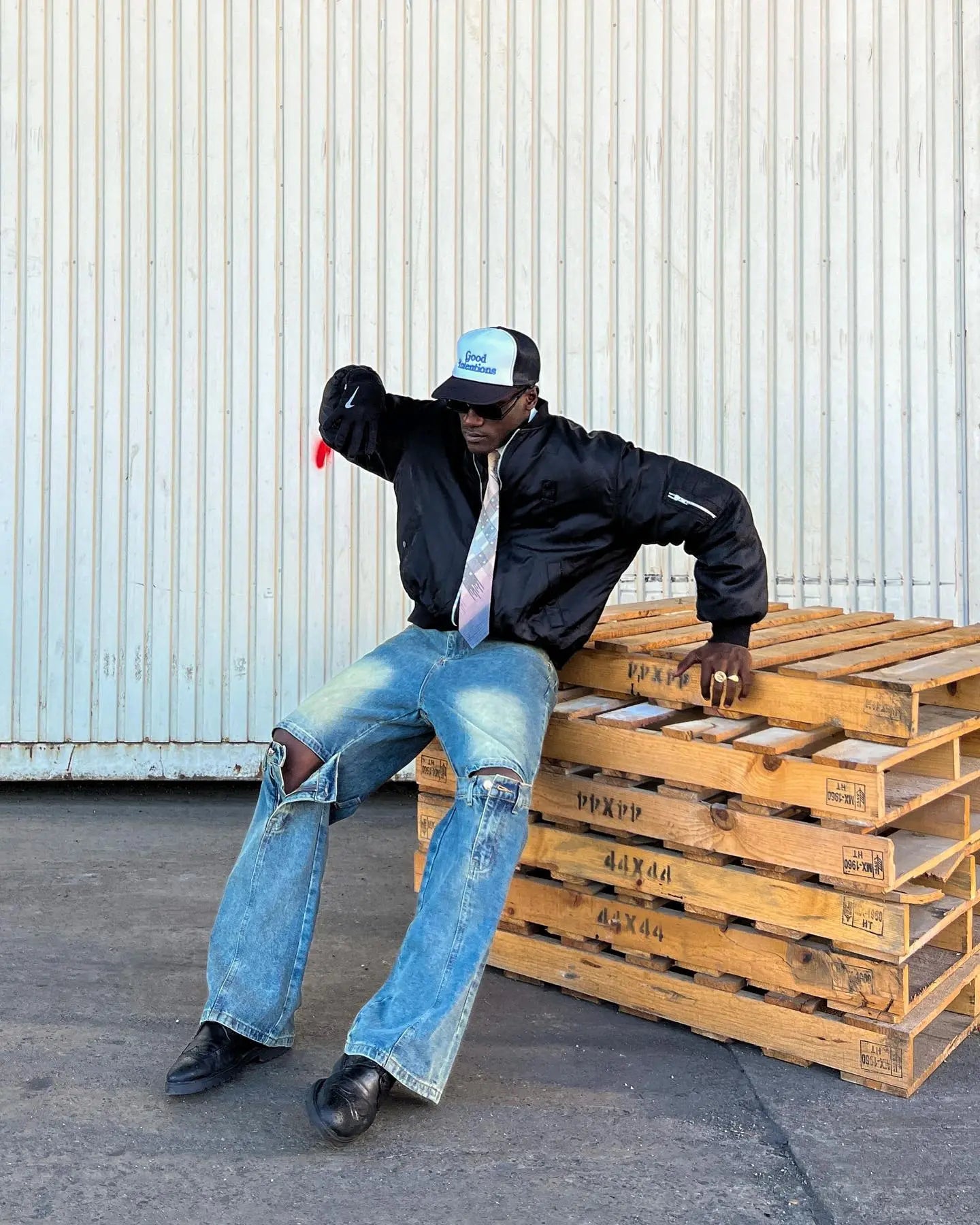 【23s May.】Vintage Jeans with Belt ArtsKoreanMan