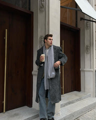 【23s October.】Oversized Shoulder-padded Wool Coat ArtsKoreanMan