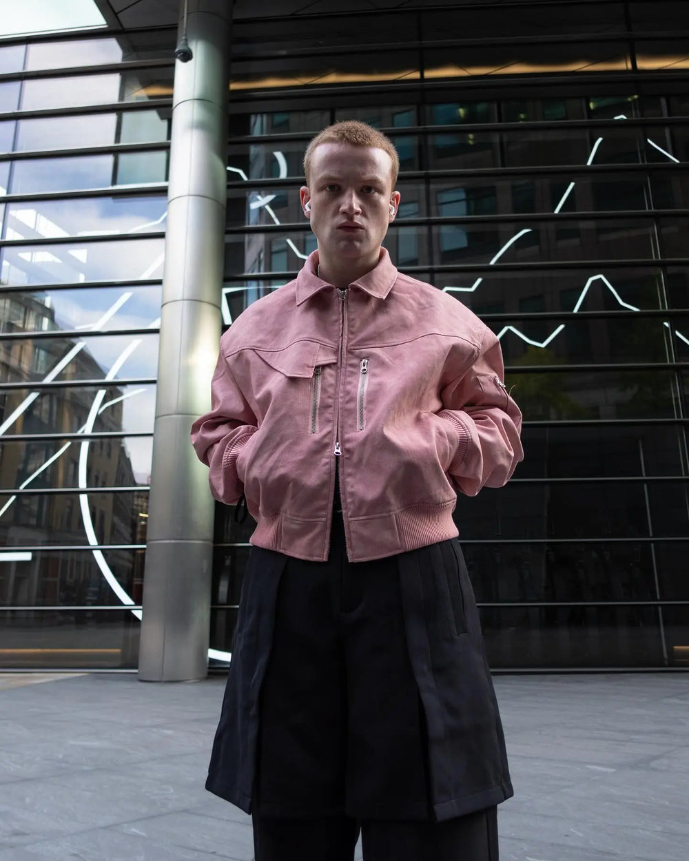 【23s August】Gradient Shoulder Pad Jacket ArtsKoreanMan