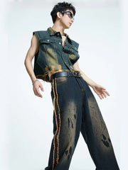 【23s September.】Mud Denim Vest ArtsKoreanMan