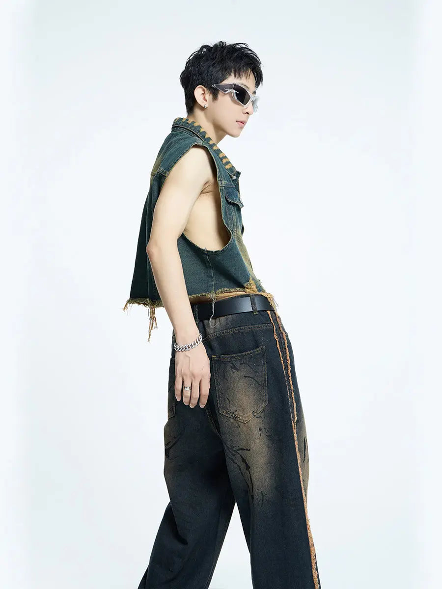 【23s September.】Mud Denim Vest ArtsKoreanMan