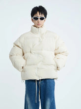 【23s September.】Irregular Zipper Design Padded Jacket ArtsKoreanMan