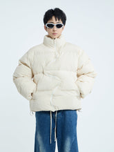 【23s September.】Irregular Zipper Design Padded Jacket -L ArtsKoreanMan