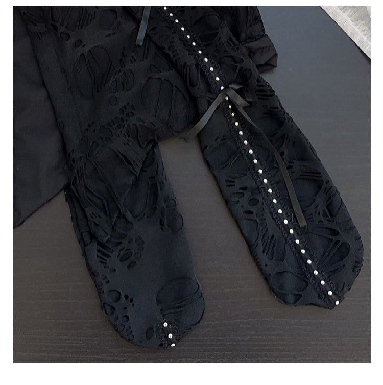 Dark Punk Chain Long Ear Hat